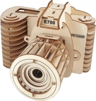 Dřevěné 3D Puzzle Foťák od Woodcraft