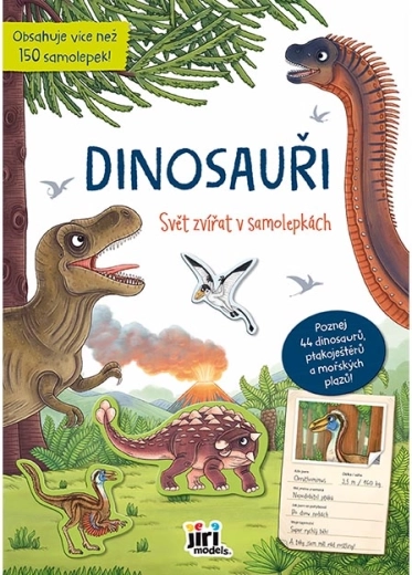 Svět zvířat v samolepkách: Dinosauři a spol.