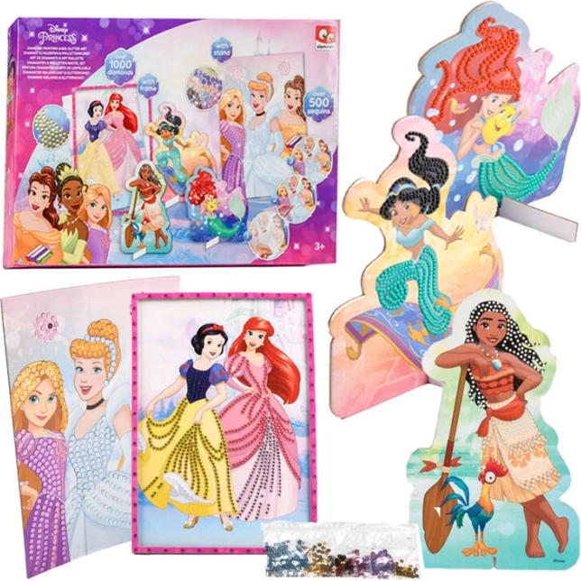 disney princess kreativní diamantová mozaika – princezny