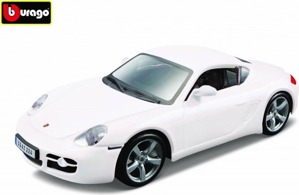 Bburago Porsche Cayman S bílý 1:32