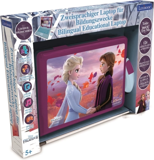 Lexibook dětský česko‑anglický notebook FROZEN s 124 aktivitami