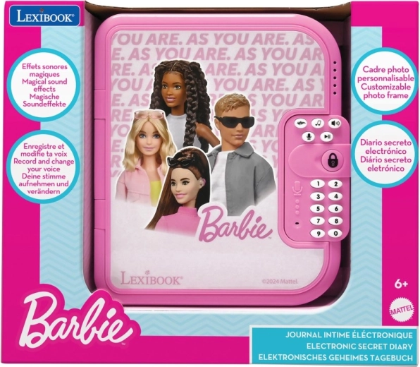 Elektronický tajný deník BARBIE od Lexibook