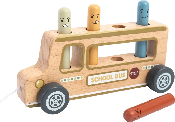 Tahací autobus s provázkem