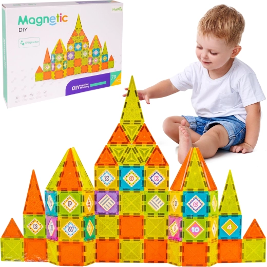 Magnetické stavebnice 79 dílů