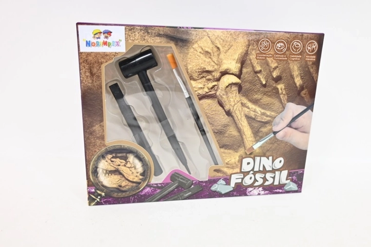 Vykopávky fosilie pro malé paleontology