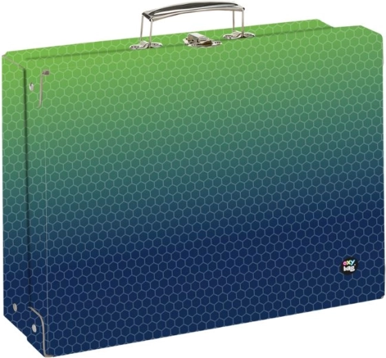 Kufřík lamino A4 OXY NEXT Ombre Green