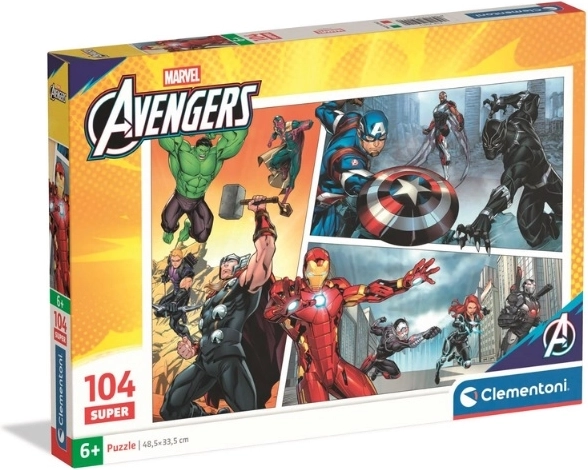 Clementoni puzzle Super The Avengers 104 dílků