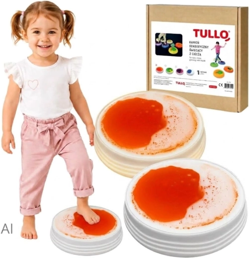 Tullo svítící senzorický tekutý kámen žlutý