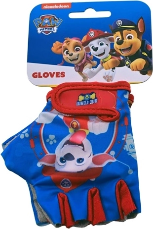 Cyklistické rukavice bez prstů Paw Patrol pro děti