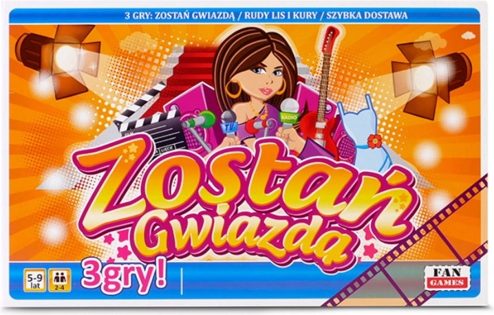 Stolní hra 3v1 Zůstaň hvězdou pro dívky