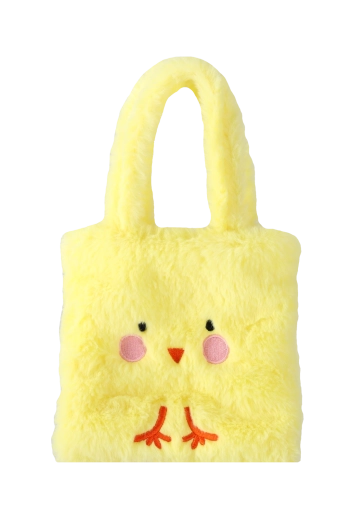 Roztomilý plyšový motiv kuřátka