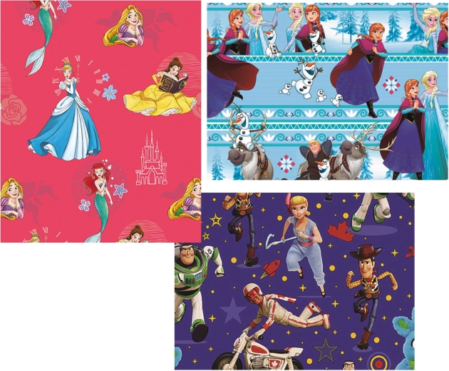 Dárkový balicí papír Disney 0,7 × 2 m - 1 kus