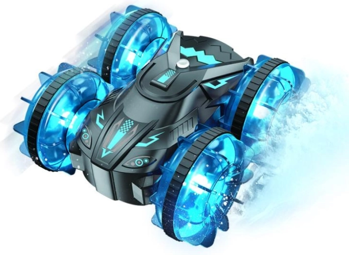 Drivero RC obojživelný offroad – modré dálkově ovládané auto do vody i terénu