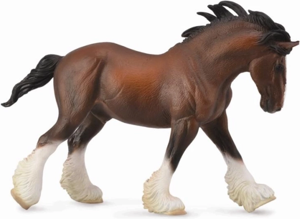 Ogier Clydesdale hnědák – kolekční figurka COLLECTA
