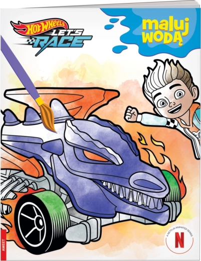 Hot Wheels malování vodou – omalovánka pro děti