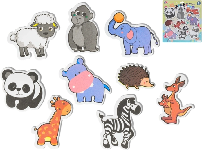 Pěnová zvířátka do vany – sada mořských motivů 9 ks