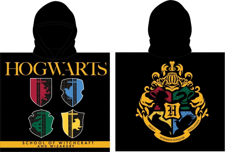 Harry Potter pončo pro kluky 55 × 110 cm