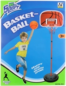 Dětský basketbalový koš 160 cm s míčem a pumpičkou
