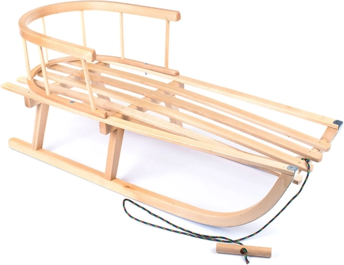 Tažná šňůra s dřevěnou rukojetí