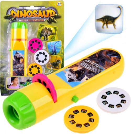 Dětský projektor svítilna s dinosaury