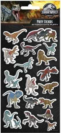 Vypouklé samolepky Jurassic