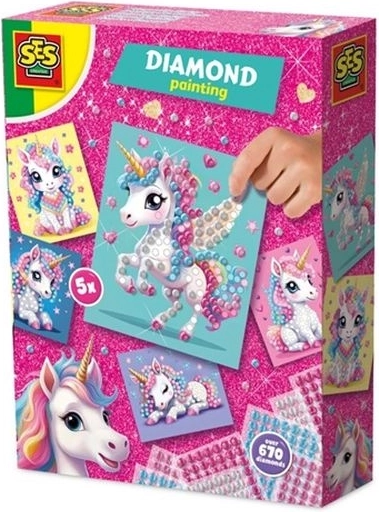 SES Jednorožec – diamantové malování