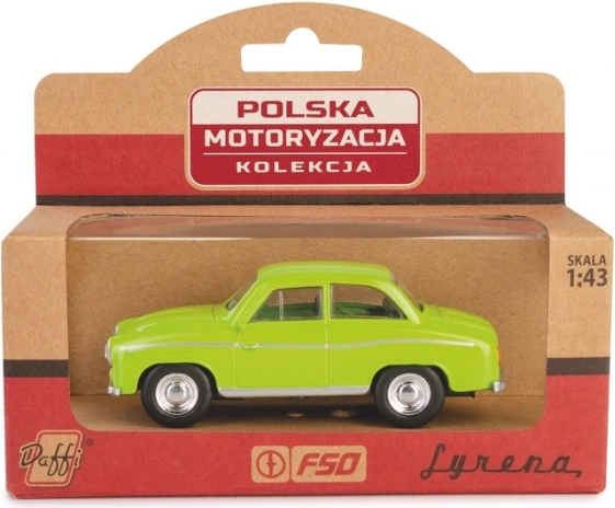 kovový model auta syrena 104 zelená 1:43