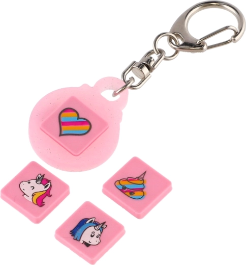 Klíčenka Pixie Crew Glitternox růžová se 4 multipixely