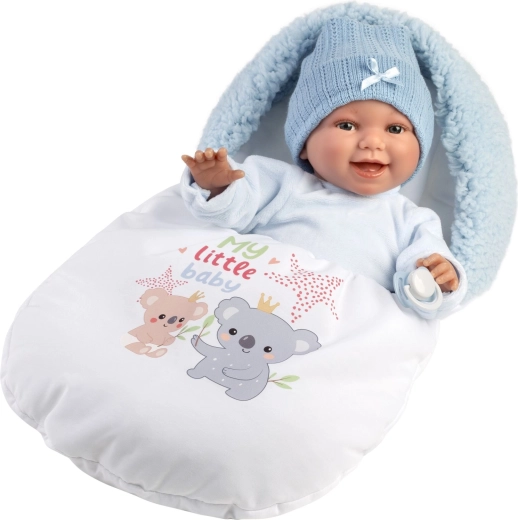 Llorens realistická zvuková panenka miminko New Born 38 cm