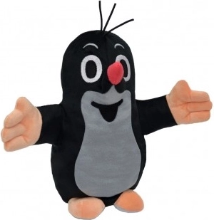 Krtek plyšový maňásek 27 cm