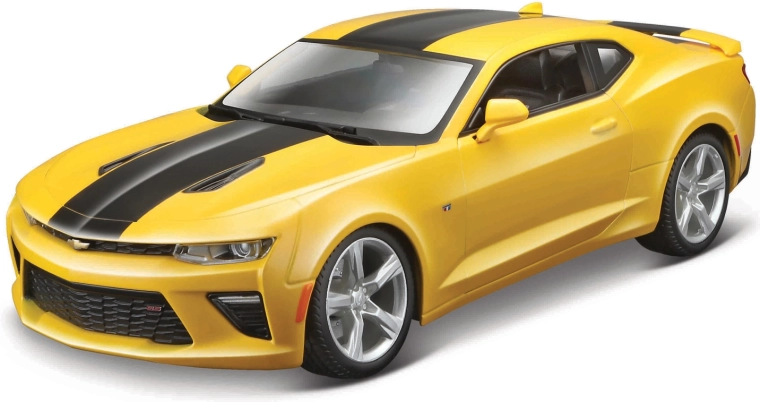 Maisto Chevrolet Camaro SS kovový model žlutý 1:18