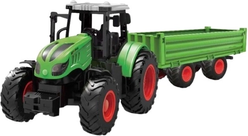 Rádiem ovládaný traktor s přívěsem