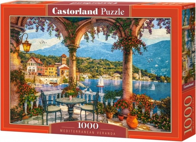 Puzzle 1000 dílků – Středomořská veranda