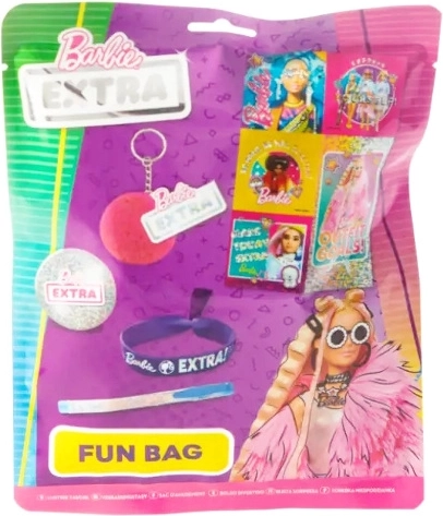 Barbie Extra překvapivá kabelka – dárkový set pro fanynky