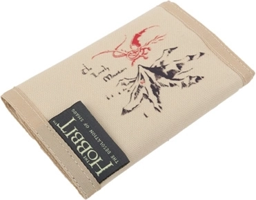 textilní peněženka hobbit s motivem středozemě