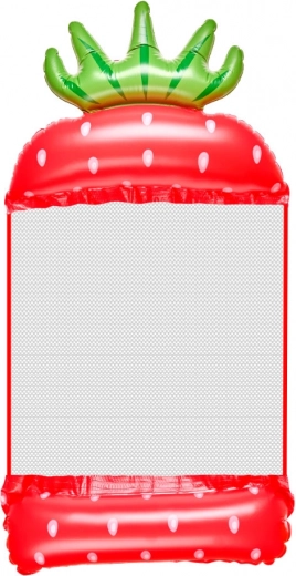 Nafukovací vodní houpací síť ve tvaru jahody