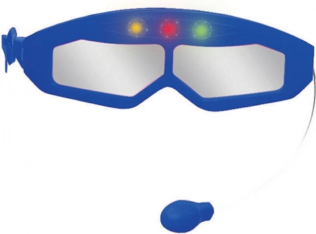 Brýle s mikrofonem a světelnými efekty