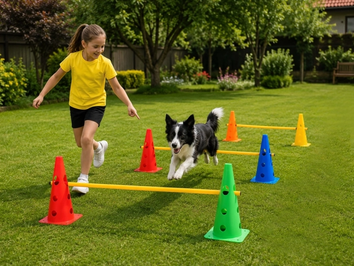 Vhodné i pro agility se psem a venkovní použití