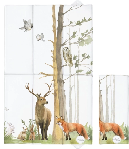 Ceba Baby cestovní přebalovací podložka basic woodland 60 × 40 cm