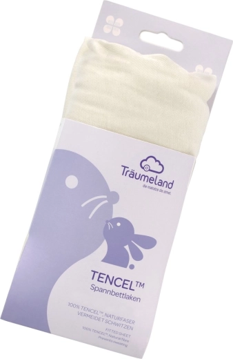 Träumeland napínací prostěradlo Tencel 40 × 90 cm mátové