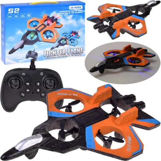 RC dron s LED osvětlením a 360° flipy pro začátečníky