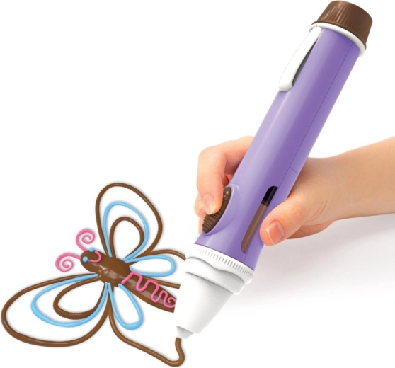 Přesné kreslení a zdobení čokoládou