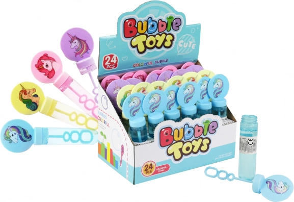 Bublifuk s motivem jednorožce 14 cm