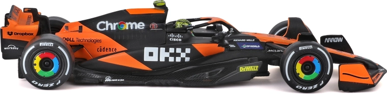 autentická replika mclaren mcl38 v měřítku 1:43