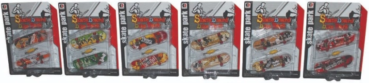 Sparkys skatepark sada 2 fingerboardů s příslušenstvím
