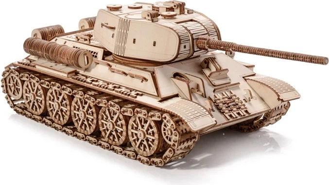 Realistický dřevěný model tanku T-34-85