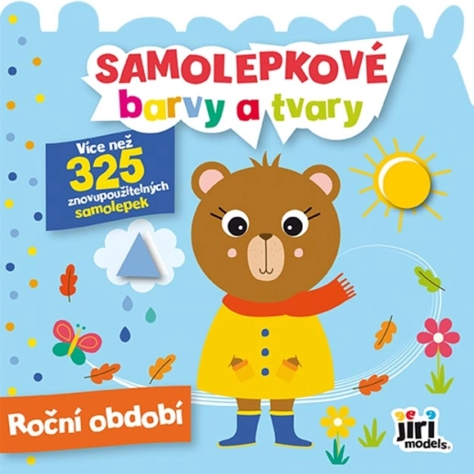 Samolepková knížka barvy a tvary pro nejmenší – Roční období