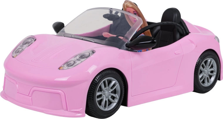 Růžový kabriolet pro panenku