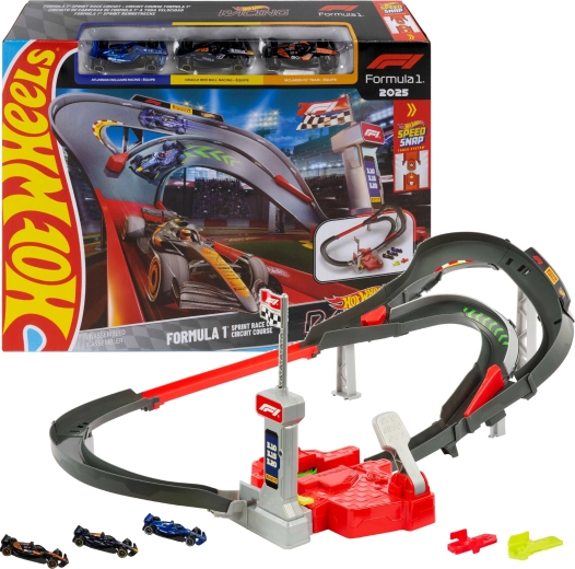 Hot Wheels HW Racing závodní dráha Formula 1 sprint + 3 formule