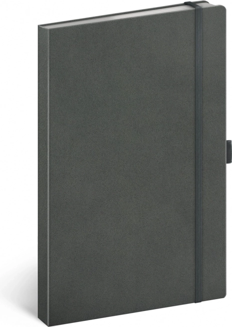 Notique tečkovaný notes 13 × 21 cm šedý